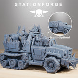 Orkaz Party Wagon/ Wagon / Orc / Orks / Mech / Car / Sci Fi / Space / Table Top / Station Forge / 3D Print / 4K Mini / Wargaming / RPG