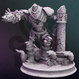 Orodwys / Powered Golem / Golem / Magic / Monster / DnD / GM Stash / 3D Print / 4K Mini / TableTop Miniature / 32mm / 75mm