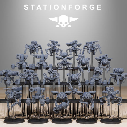 Scavenger Drones / Mech / Drone / Robot / Murder drone / Infantry / Sci Fi / Space / Table Top / Station Forge / 3D Print /4K Mini/Wargaming