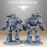 Scavenger Droitex MK3 / Robot / Cyborg / Droid / Scavenger / Robot / Sci Fi / Space / Table Top / Station Forge / 3D Print/4K Mini/Wargaming