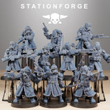 GrimGuard Frostwatch / Soldier / Snow / Imperial / Infantry / Sci Fi / Space / Table Top / Station Forge / 3D Print / 4K Mini /Wargaming