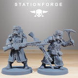 GrimGuard Frostwatch / Soldier / Snow / Imperial / Infantry / Sci Fi / Space / Table Top / Station Forge / 3D Print / 4K Mini /Wargaming
