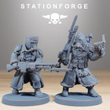 GrimGuard Frostwatch / Soldier / Snow / Imperial / Infantry / Sci Fi / Space / Table Top / Station Forge / 3D Print / 4K Mini /Wargaming