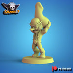 A Clockwork Green Football Team / Goblin / Goblin Team / Clockwork Orange / Fantasy Football Team / Tabletop / Miniatures / Boardgame