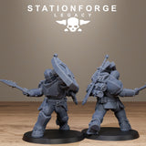 Solaris Infantry / Knights / Humans / Melee / Infantry / Dungeon / Steampunk / Fantasy / Table Top / Station Forge Legacy / Wargaming