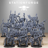 Scavenger Octapods / Mech / Mech / Robot / Infantry / Sci Fi / Space / Table Top / Station Forge / 3D Print / 4K Mini / Wargaming