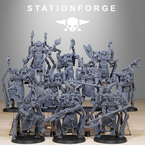 Scavenger Octapods / Mech / Mech / Robot / Infantry / Sci Fi / Space / Table Top / Station Forge / 3D Print / 4K Mini / Wargaming