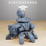 Scavenger Tank / Tank / Walker / Mech / Spider / / Sci Fi / Space / Table Top / Station Forge / 3D Print / 4K Mini / Wargaming / RPG