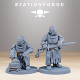 Royal Guard Templars / Soldier / Infantry / Imperial / Royal / Sci Fi / Space / Table Top / Station Forge / 3D Print / 4K Mini / Wargaming