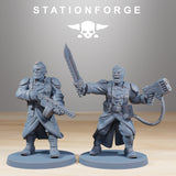 GrimGuard Combatants / Soldier / Imperial / Infantry / Sci Fi / Space / Table Top / Station Forge / 3D Print / 4K Mini / Wargaming