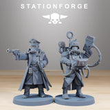 GrimGuard Combatants / Soldier / Imperial / Infantry / Sci Fi / Space / Table Top / Station Forge / 3D Print / 4K Mini / Wargaming