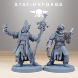 Royal Guard Templars / Soldier / Infantry / Imperial / Royal / Sci Fi / Space / Table Top / Station Forge / 3D Print / 4K Mini / Wargaming