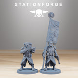 GrimGuard Combatants / Soldier / Imperial / Infantry / Sci Fi / Space / Table Top / Station Forge / 3D Print / 4K Mini / Wargaming