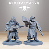 Royal Guard Templars / Soldier / Infantry / Imperial / Royal / Sci Fi / Space / Table Top / Station Forge / 3D Print / 4K Mini / Wargaming