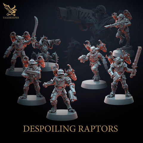 Despoiling Raptors / Chaos / Reaper / Demon / Zealots / Infantry / Kitbash / Sci Fi / Space / Table Top / Tales Keeper / 3D Print /Wargaming