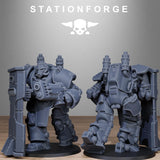 GrimGuard Power Armor / Soldier / Heavy / Mech / Armoured / Imperial / Infantry / Sci Fi / Space  / Station Forge / 3D Print / Wargaming