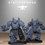 GrimGuard Power Armor / Soldier / Heavy / Mech / Armoured / Imperial / Infantry / Sci Fi / Space  / Station Forge / 3D Print / Wargaming
