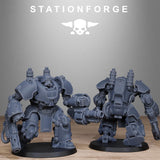 GrimGuard Power Armor / Soldier / Heavy / Mech / Armoured / Imperial / Infantry / Sci Fi / Space  / Station Forge / 3D Print / Wargaming