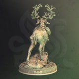 Gwynevel / Fey stag / Fae / DnD / GM Stash / 3D Print / 4K Mini / TableTop Miniature / 32mm
