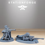 GrimGuard Marksmen / Soldier / Snipers / Imperial / Infantry / Sci Fi / Space / Table Top / Station Forge / 3D Print / 4K Mini / Wargaming