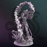Irivyl / Elf / Mage / Sorceress / Hero / DnD / Pathfinder / DM Stash / 3D Print / 4K Mini / TableTop Miniature / 32mm / 75mm