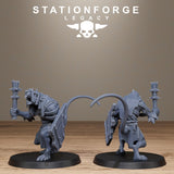Rotfang Melee Infantry / Rats / Vermin / Infantry / Melee / Dungeon / Steampunk / Fantasy / Table Top / Station Forge Legacy / Wargaming