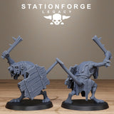 Rotfang Melee Infantry / Rats / Vermin / Infantry / Melee / Dungeon / Steampunk / Fantasy / Table Top / Station Forge Legacy / Wargaming
