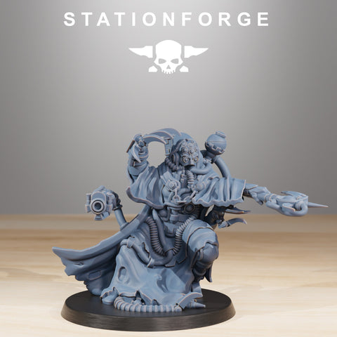 Scavenger Seer / Seer / Machine / Techno / Priest / Scavenger / Sci Fi / Space / Table Top / Station Forge / 3D Print / Wargaming