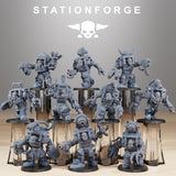 Orkaz Steelbrutes / Mech / Orkaz / Orc / Infantry / Sci Fi / Space / Table Top / Station Forge / 3D Print / 4K Mini / Wargaming