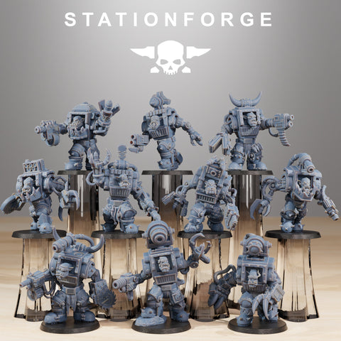 Orkaz Steelbrutes / Mech / Orkaz / Orc / Infantry / Sci Fi / Space / Table Top / Station Forge / 3D Print / 4K Mini / Wargaming