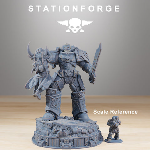 Socratis Collectable / Commando / Marine / Knight / Infantry / bust / Sci Fi / Space / Table Top / Station Forge /3D Print/4K Mini/Wargaming
