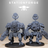 Orkaz Infantry Bots / Orkaz / Orc / Ork / Infantry / Mech / Bot / Sci Fi / Space / Table Top / Station Forge / 3D Print / 4K Mini /Wargaming