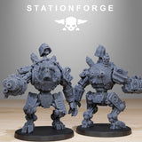 Orkaz Infantry Bots / Orkaz / Orc / Ork / Infantry / Mech / Bot / Sci Fi / Space / Table Top / Station Forge / 3D Print / 4K Mini /Wargaming