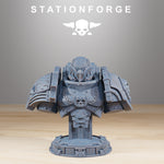 Socratis Collectable / Commando / Marine / Knight / Infantry / bust / Sci Fi / Space / Table Top / Station Forge /3D Print/4K Mini/Wargaming