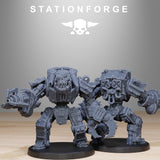 Orkaz Infantry Bots / Orkaz / Orc / Ork / Infantry / Mech / Bot / Sci Fi / Space / Table Top / Station Forge / 3D Print / 4K Mini /Wargaming