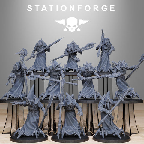 Scavenger Elders / Priest / Seer / Scavenger / Engineer / Nomads / Infantry / Sci Fi / Space / Table Top / Station Forge /3D Print/Wargaming