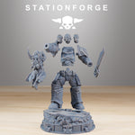 Socratis Collectable / Commando / Marine / Knight / Infantry / bust / Sci Fi / Space / Table Top / Station Forge /3D Print/4K Mini/Wargaming