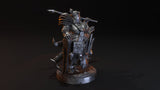 Beula / Fighter /  warrior / Steam punk / Apocalyptic / Pathfinder / DnD / DM Stash / 3D Print / 4K Mini / TableTop Miniature