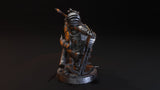 Beula / Fighter /  warrior / Steam punk / Apocalyptic / Pathfinder / DnD / DM Stash / 3D Print / 4K Mini / TableTop Miniature