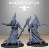 Scavenger Elders / Priest / Seer / Scavenger / Engineer / Nomads / Infantry / Sci Fi / Space / Table Top / Station Forge /3D Print/Wargaming