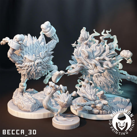 Mad Monkeys / Pokemon / Kaijumon / Mankey / Primape / Monkey / Fightign / DnD / Monster / Miniature / 3D Print / TableTop Miniature