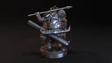 Beula / Fighter /  warrior / Steam punk / Apocalyptic / Pathfinder / DnD / DM Stash / 3D Print / 4K Mini / TableTop Miniature