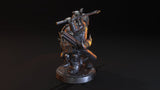 Beula / Fighter /  warrior / Steam punk / Apocalyptic / Pathfinder / DnD / DM Stash / 3D Print / 4K Mini / TableTop Miniature