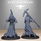 Scavenger Elders / Priest / Seer / Scavenger / Engineer / Nomads / Infantry / Sci Fi / Space / Table Top / Station Forge /3D Print/Wargaming