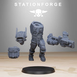 Tarion Assault Squad / Soldier / Infantry / Clones / Kit bash / Sci Fi / Space / Table Top / Station Forge / 3D Print / 4K Mini / Wargaming