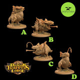 Alpha Glow Hopper / Lizard / Swamp / Fungus / Pathfinder / DnD / The Dragon Trappers / 3D Print / 4K Mini / TableTop Miniature / RPG