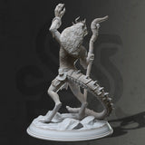 Bobodobo / Kobold / Shaman / Magic / Dragonkin / Pathfinder / DnD / DM Stash / 3D Print / 4K Mini / TableTop Miniature / 32mm / 75mm