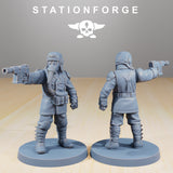 GrimGuard - SF-19A Fighter Plane / Hawk / Bomber / Jet / Sci Fi / Space / Table Top / Station Forge / 3D Print / 4K Mini / Wargaming / RPG