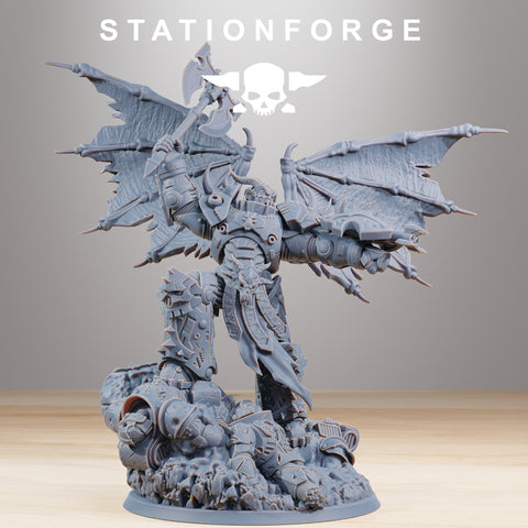 Corrupted Archon / Demon / Chaos / Corrupted / Boss / Gig guy / Sci Fi / Space / Table Top / Station Forge / 3D Print / 4K Mini / Wargaming