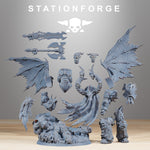 Corrupted Archon / Demon / Chaos / Corrupted / Boss / Gig guy / Sci Fi / Space / Table Top / Station Forge / 3D Print / 4K Mini / Wargaming